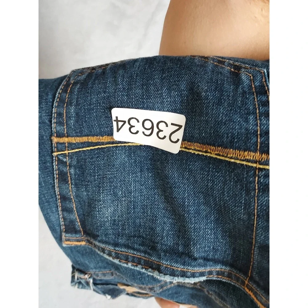 Abercrombie & Fitch Jeans Men 31x30 The A&F Slim Boot Button Fly Blue Button Fly